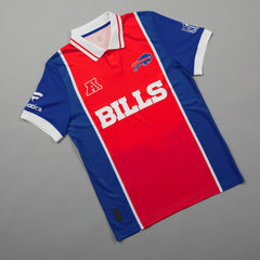 Buffalo Bills NFL Football x Football Collared Fan Top | NFL Online