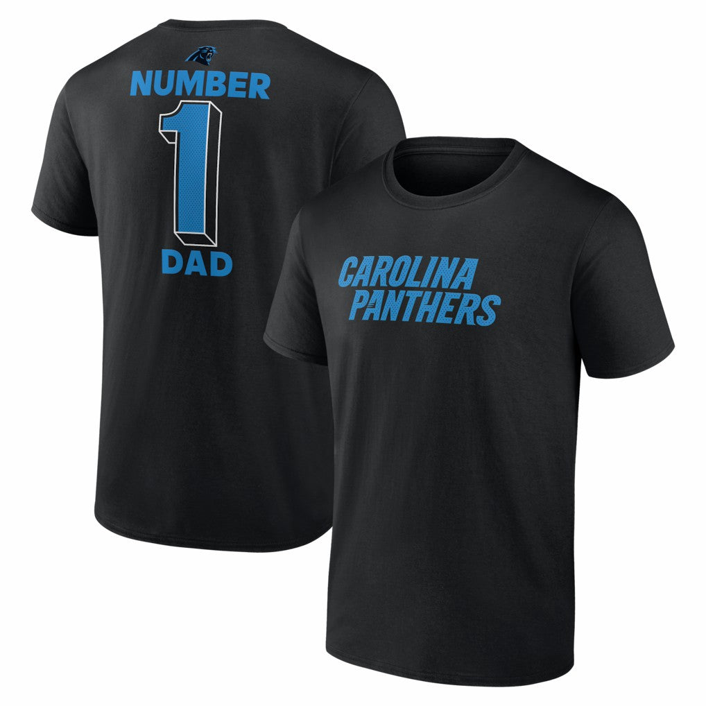Carolina Panthers #1 Dad Jersey T-Shirt | NFL Outlet