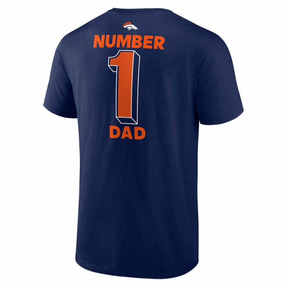 Denver Broncos #1 Dad Jersey T-Shirt | NFL Hot