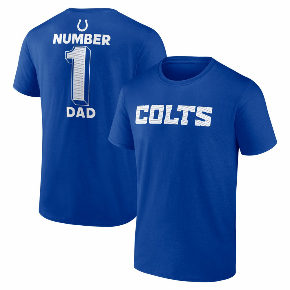 Indianapolis Colts #1 Dad Jersey T-Shirt | NFL On sale