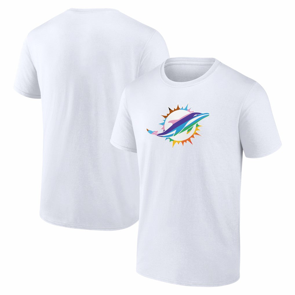 Miami Dolphins Logo Pride T-Shirt | NFL Outlet