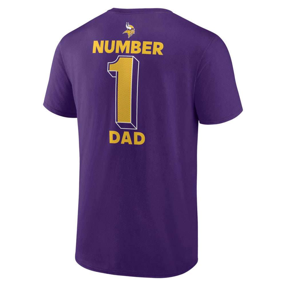 Minnesota Vikings #1 Dad Jersey T-Shirt | NFL Online