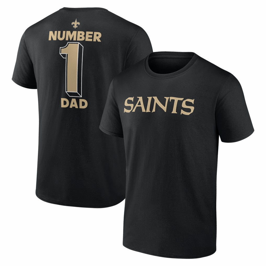 New Orleans Saints #1 Dad Jersey T-Shirt | NFL On sale