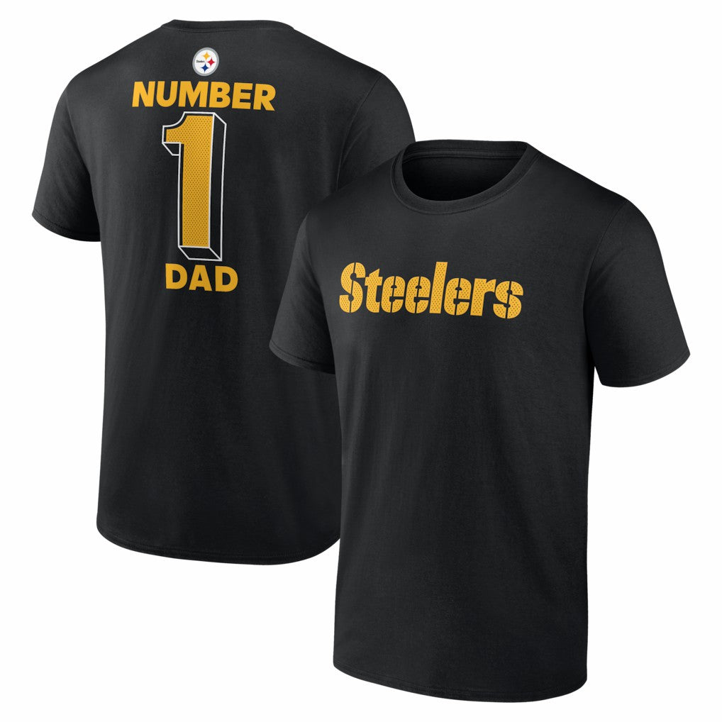 Pittsburgh Steelers #1 Dad Jersey T-Shirt | NFL On sale
