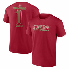 San Francisco 49ers #1 Dad Jersey T-Shirt | NFL Online