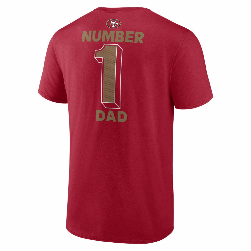 San Francisco 49ers #1 Dad Jersey T-Shirt | NFL Online