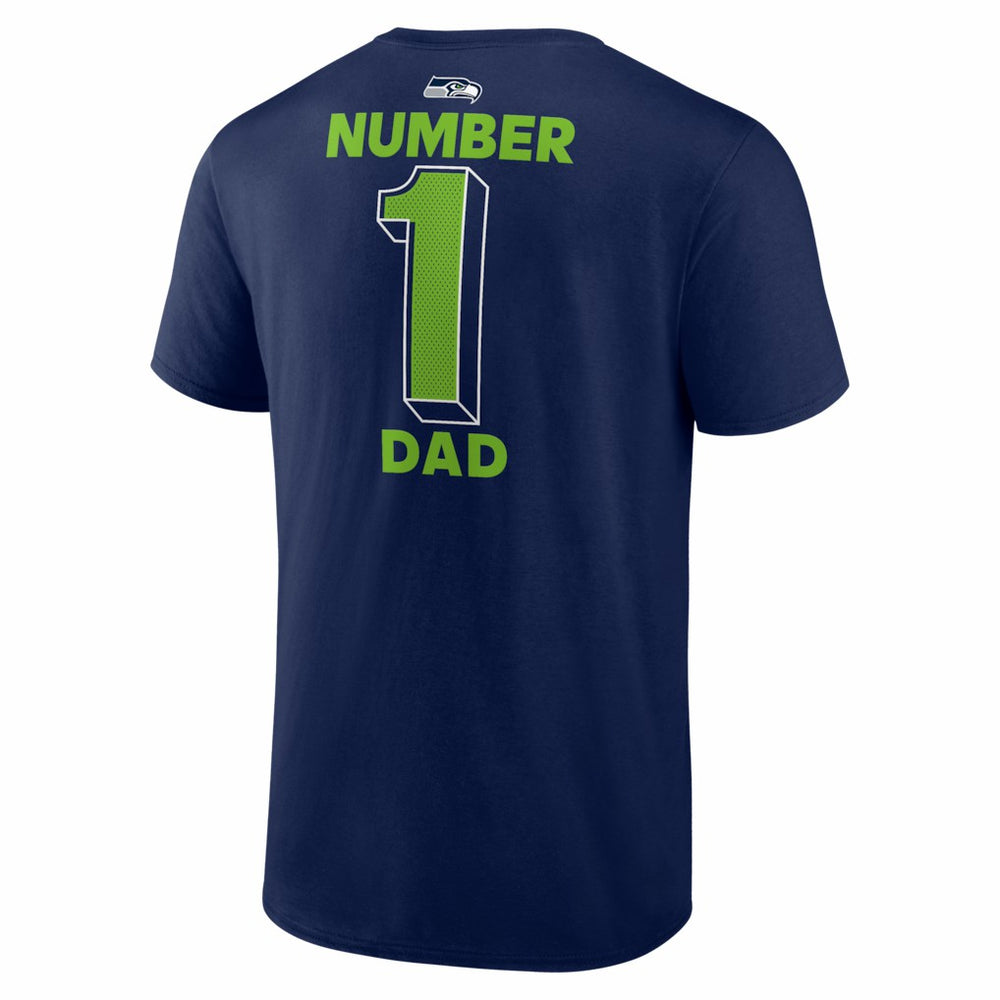 Seattle Seahawks #1 Dad Jersey T-Shirt | NFL Sale