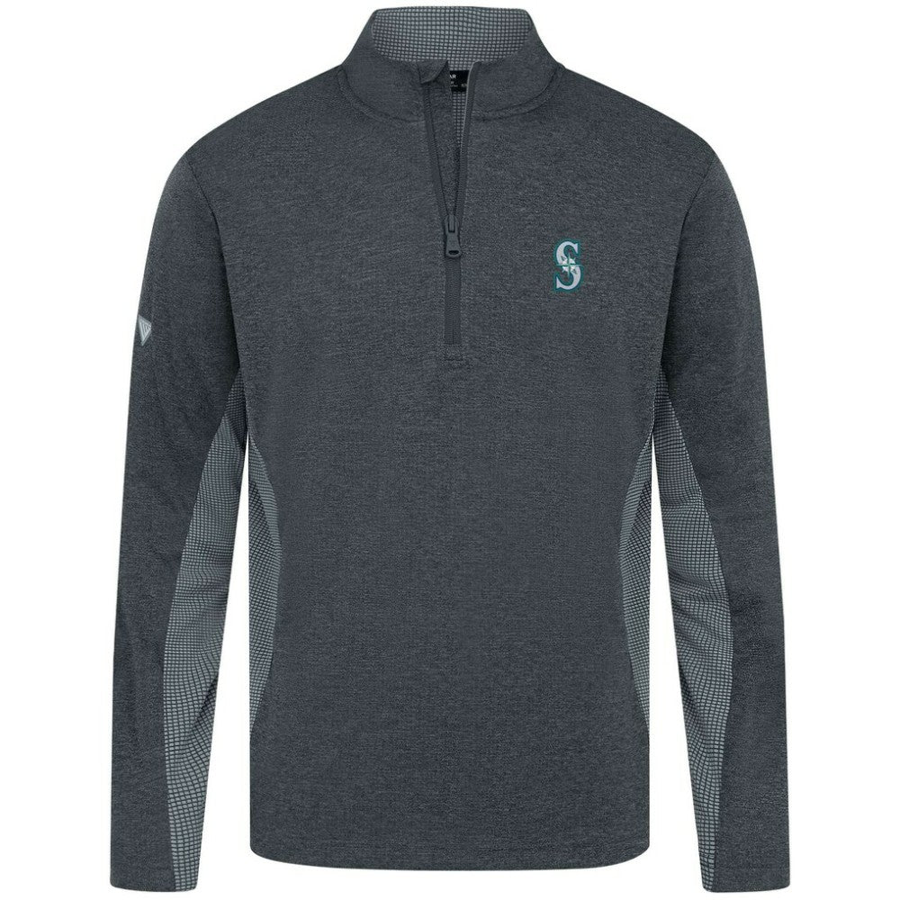 Seattle Mariners Levelwear Waffle Insignia 2.0 Quarter-Zip Pullover - MLB Pullover