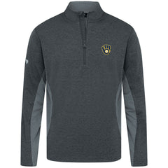 Milwaukee Brewers Levelwear Waffle Insignia 2.0 Quarter-Zip Pullover - MLB Pullover
