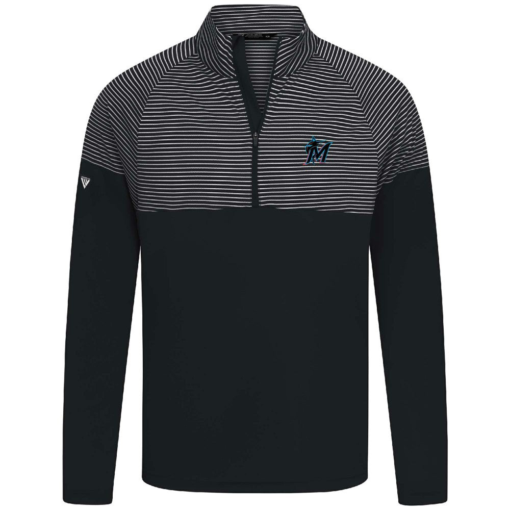 Miami Marlins Levelwear Classic Stripes Insignia 2.0 Pullover - MLB Pullover