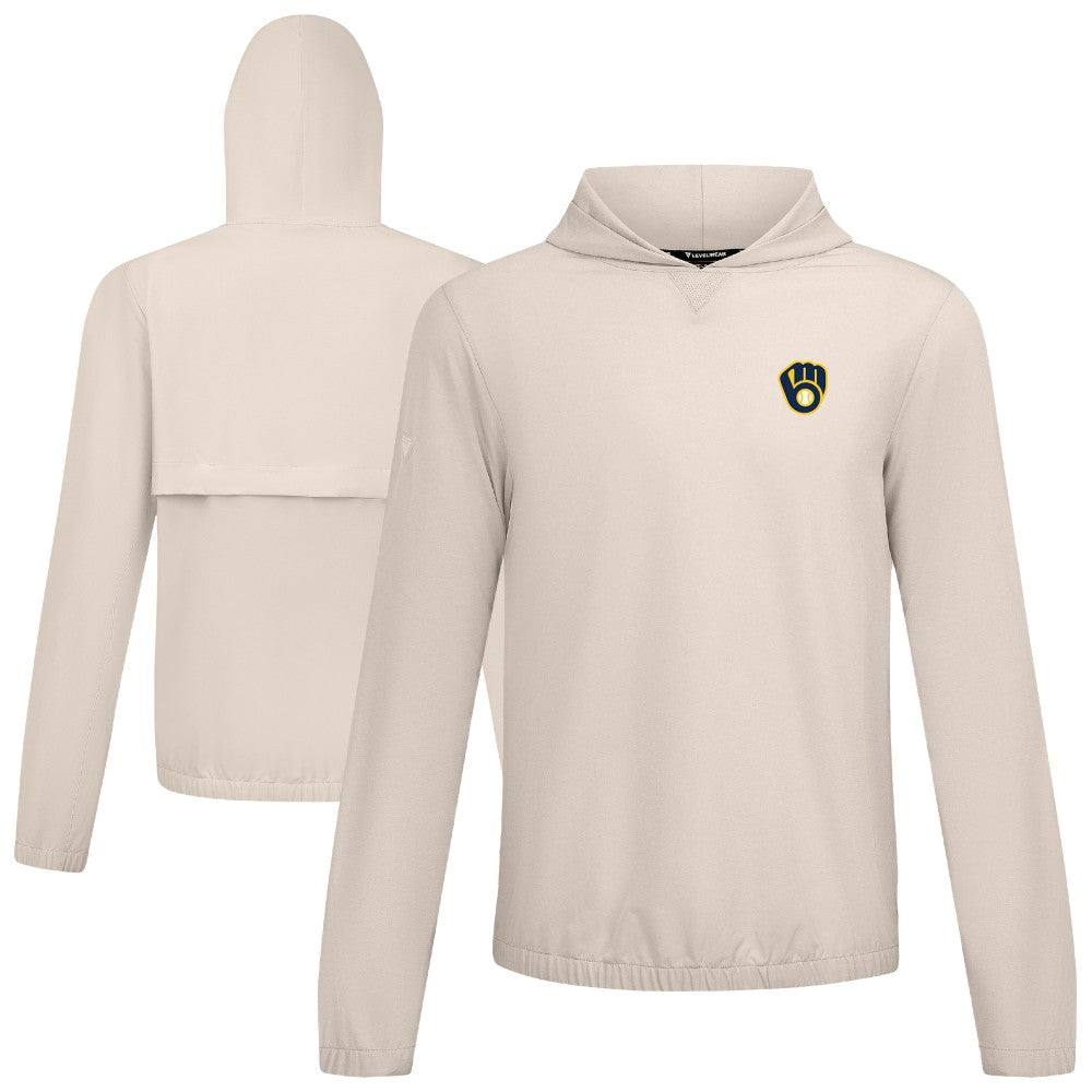 Milwaukee Brewers Levelwear Action Insignia 2.0 Pullover Hoodie - MLB Hoodies