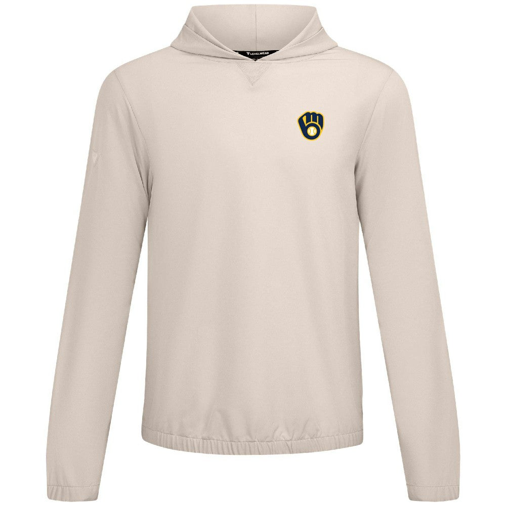 Milwaukee Brewers Levelwear Action Insignia 2.0 Pullover Hoodie - MLB Hoodies