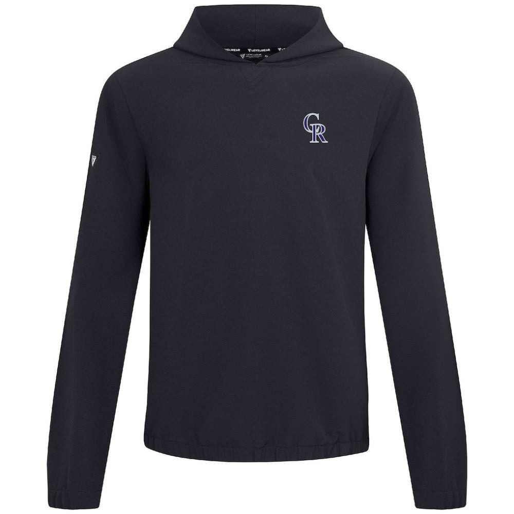 Colorado Rockies Levelwear Action Insignia 2.0 Pullover Hoodie - MLB Hoodies