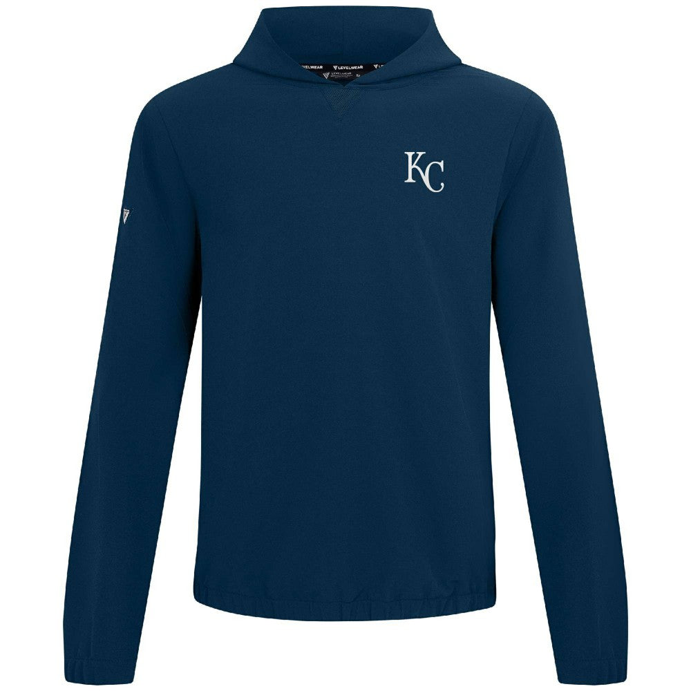 Kansas City Royals Levelwear Action Insignia 2.0 Pullover Hoodie - MLB Hoodies