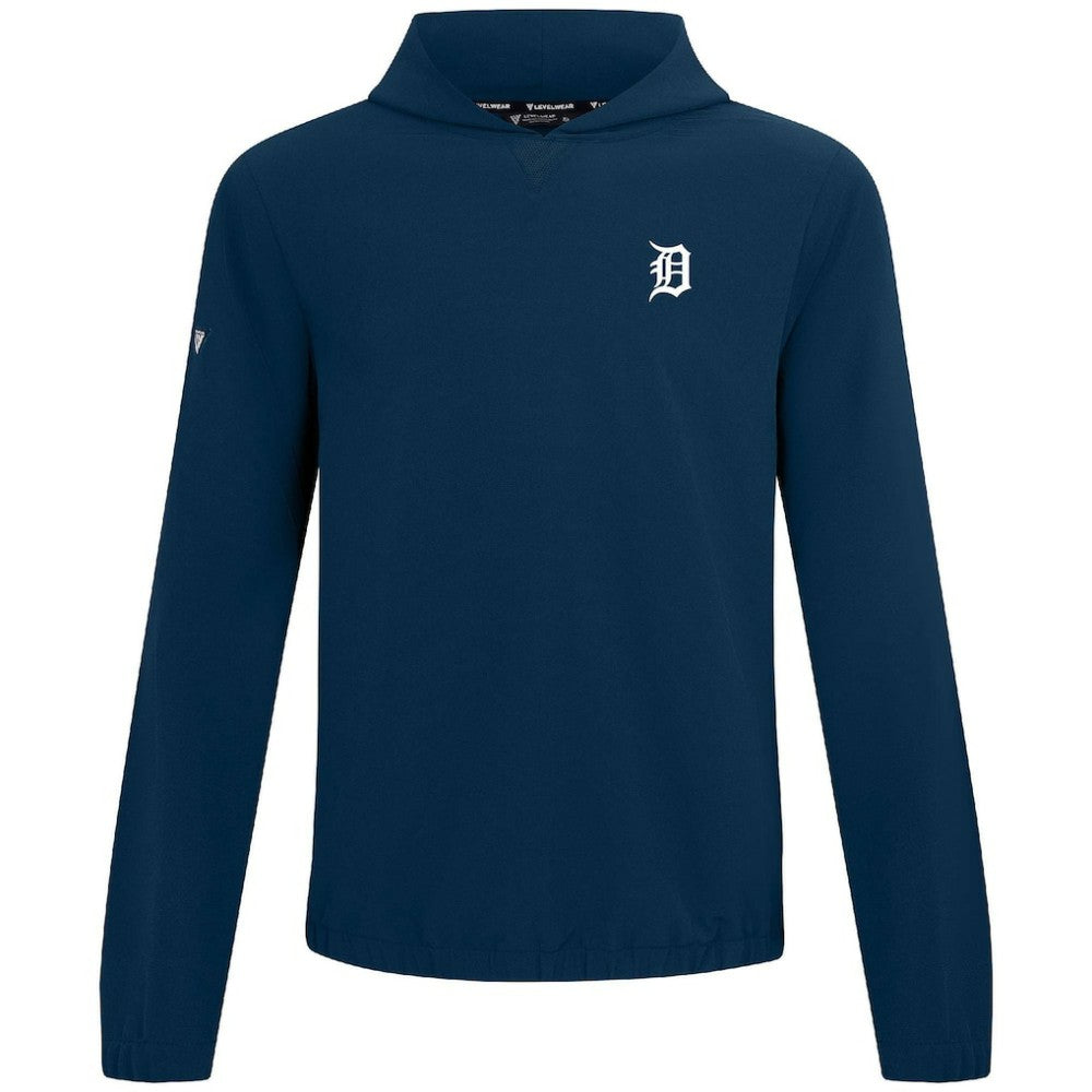 Detroit Tigers Levelwear Action Insignia 2.0 Pullover Hoodie - MLB Hoodies