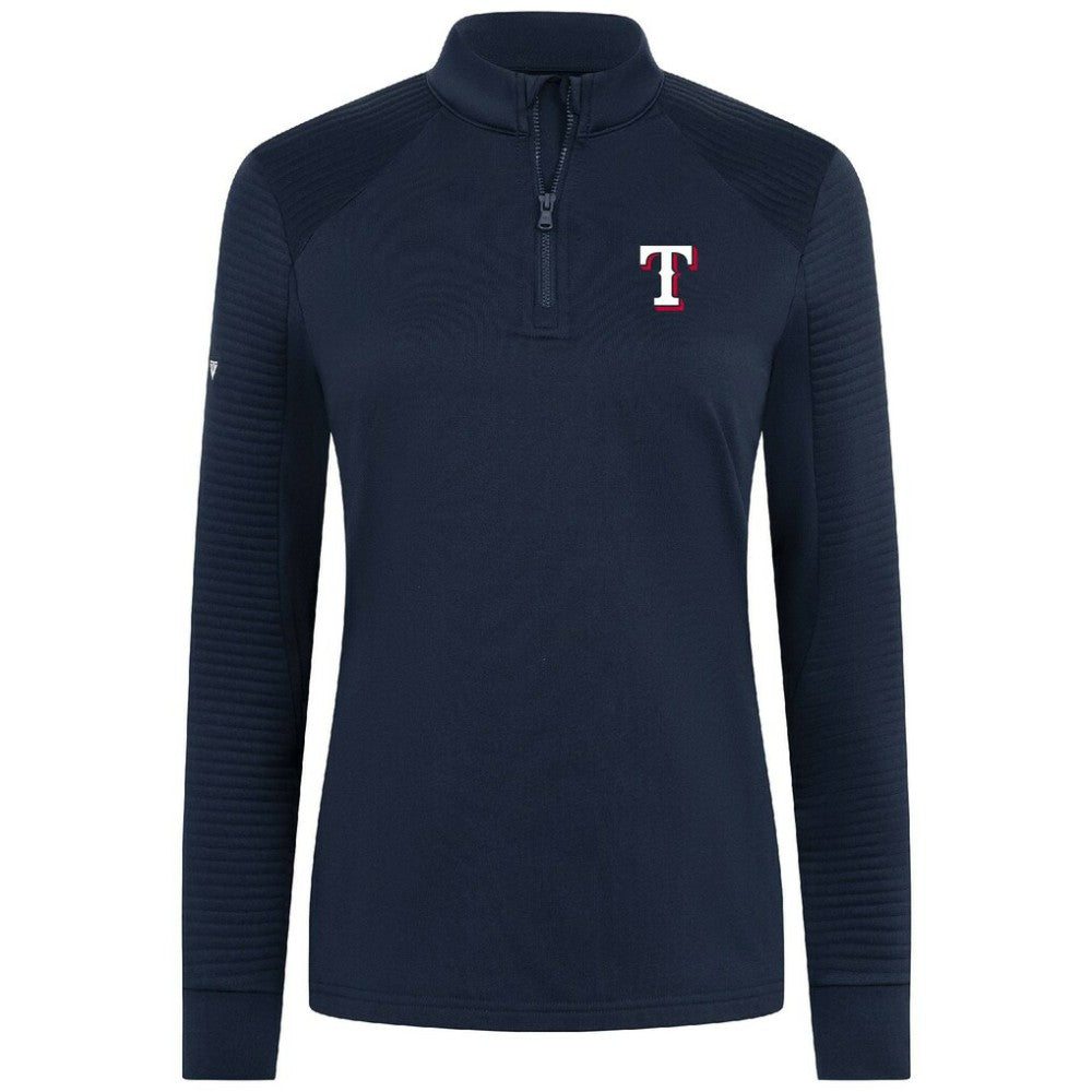 Texas Rangers Levelwear Women's Power Insignia 2.0 Quarter-Zip Pullover Top - MLB Pullover