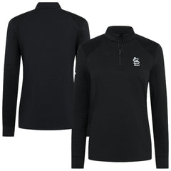 St. Louis Cardinals Levelwear Women's Power Insignia 2.0 Quarter-Zip Pullover Top - MLB Pullover