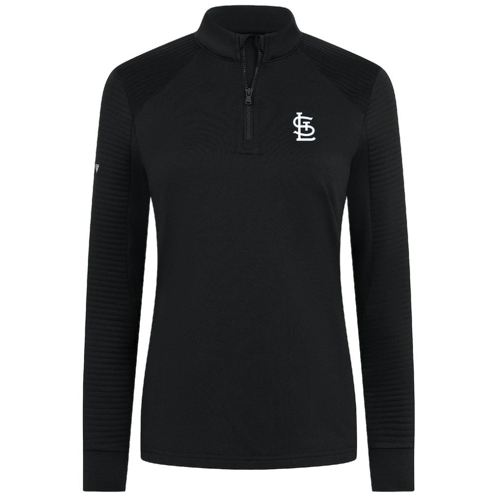 St. Louis Cardinals Levelwear Women's Power Insignia 2.0 Quarter-Zip Pullover Top - MLB Pullover