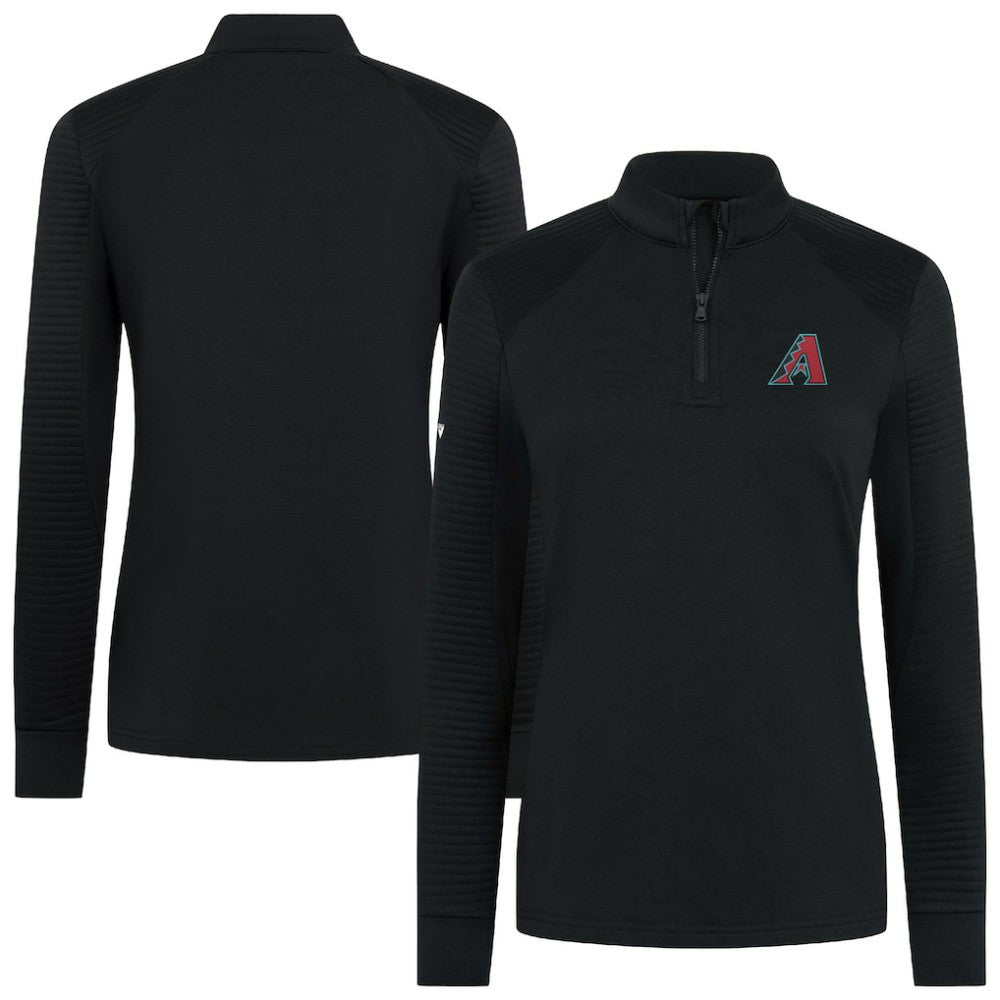 Arizona Diamondbacks Levelwear Women's Power Insignia 2.0 Quarter-Zip Pullover Top - MLB Pullover