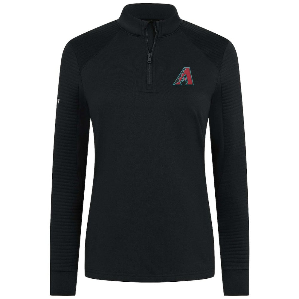 Arizona Diamondbacks Levelwear Women's Power Insignia 2.0 Quarter-Zip Pullover Top - MLB Pullover
