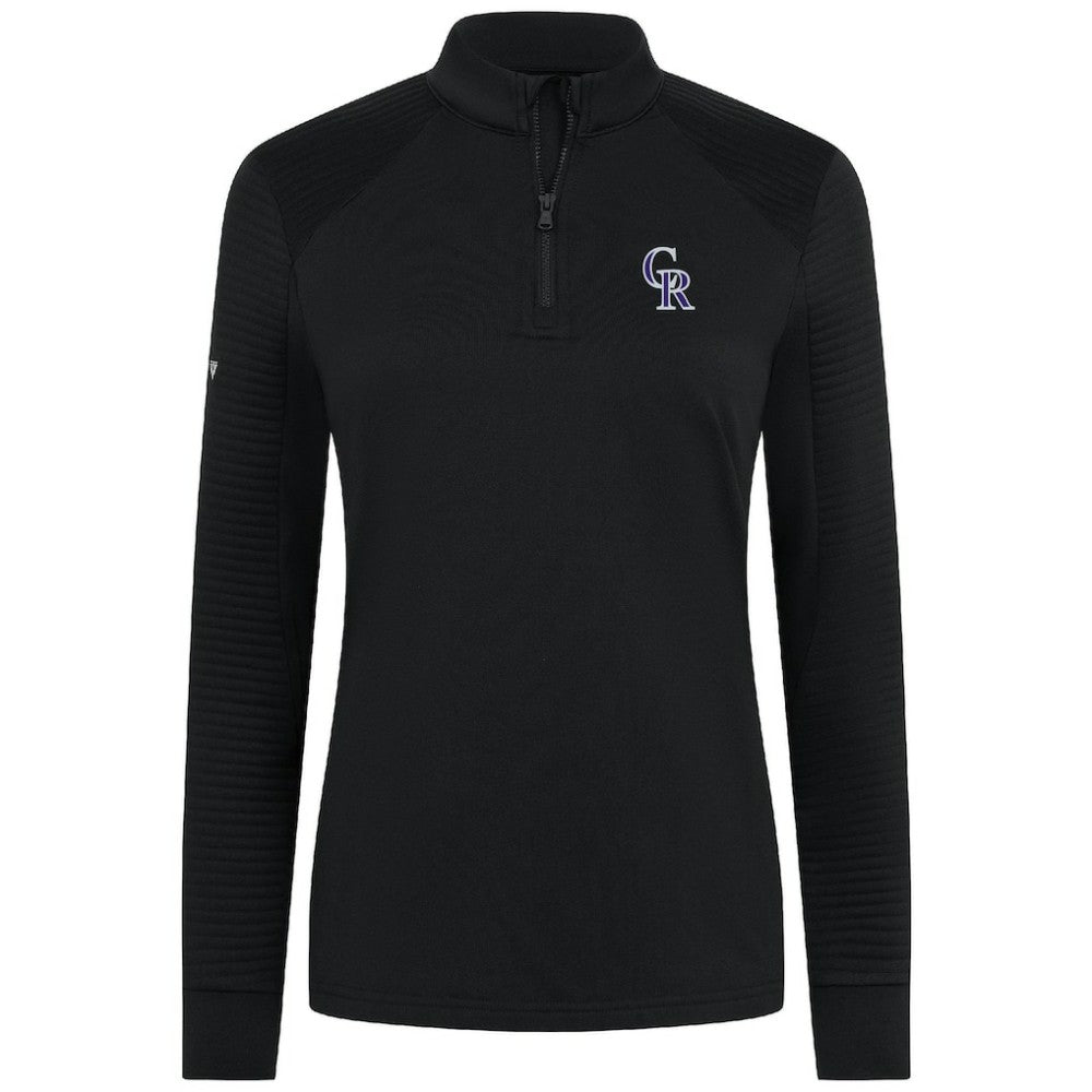 Colorado Rockies Levelwear Women's Power Insignia 2.0 Quarter-Zip Pullover Top - MLB Pullover