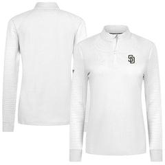 San Diego Padres Levelwear Women's Power Insignia 2.0 Quarter-Zip Pullover Top - MLB Pullover
