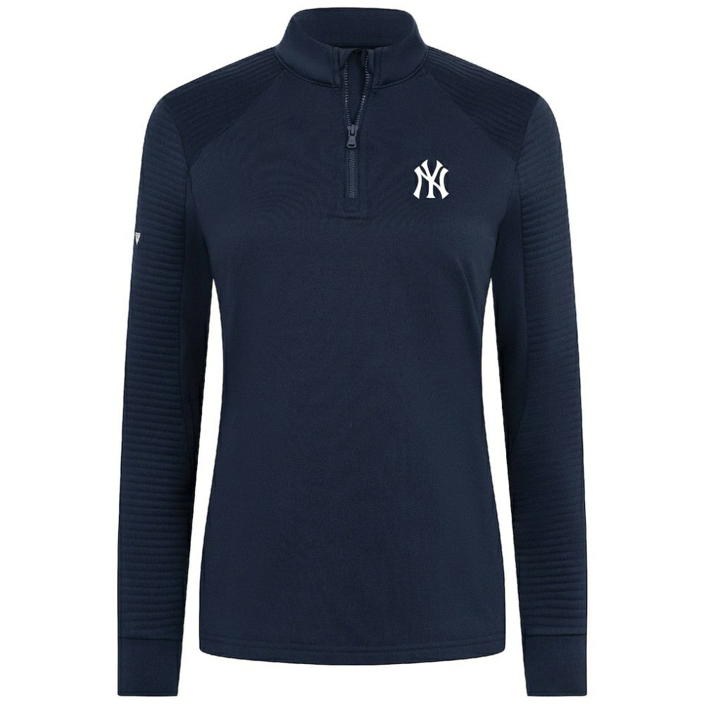 New York Yankees Levelwear Women's Power Insignia 2.0 Quarter-Zip Pullover Top - MLB Pullover