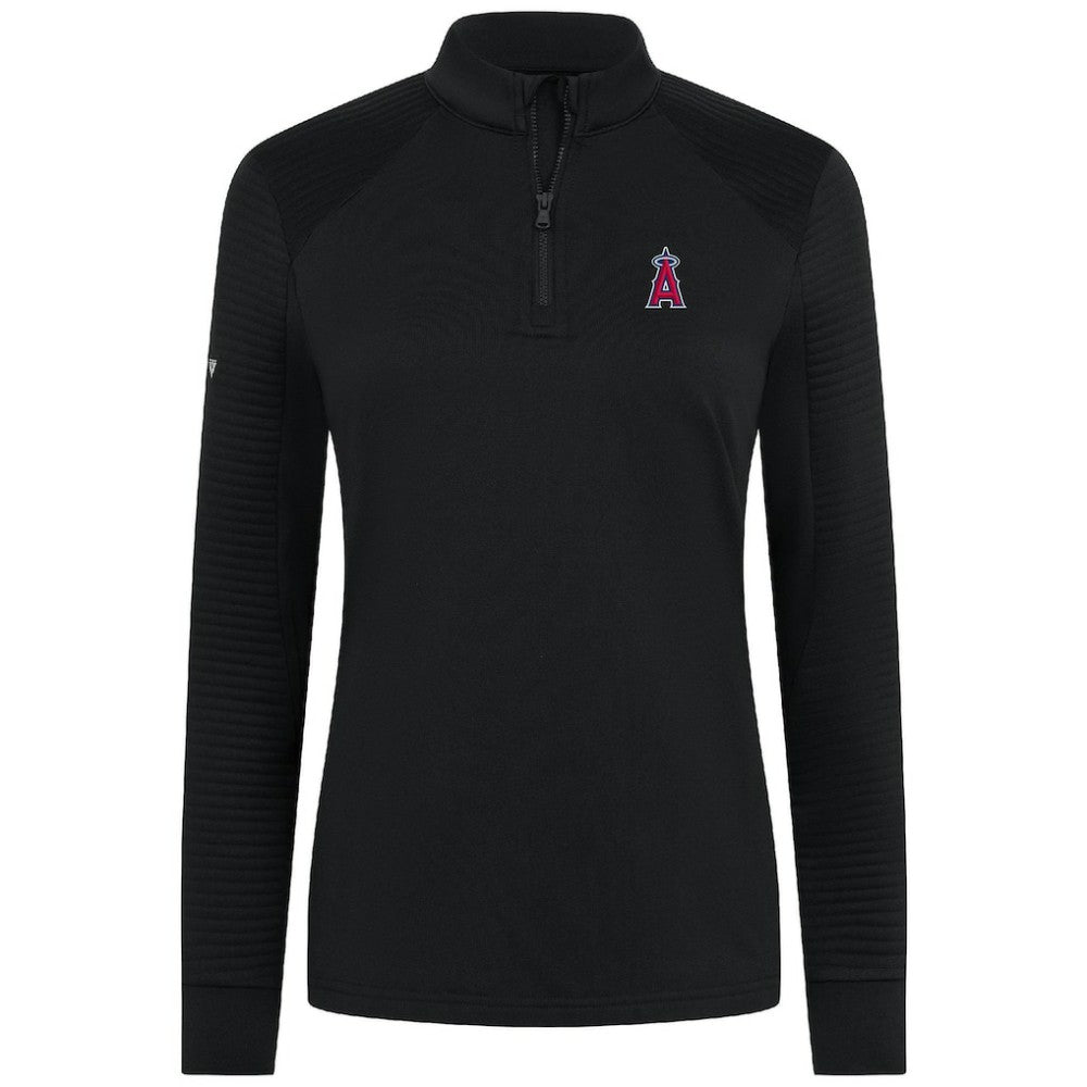 Los Angeles Angels Levelwear Women's Power Insignia 2.0 Quarter-Zip Pullover Top - MLB Pullover