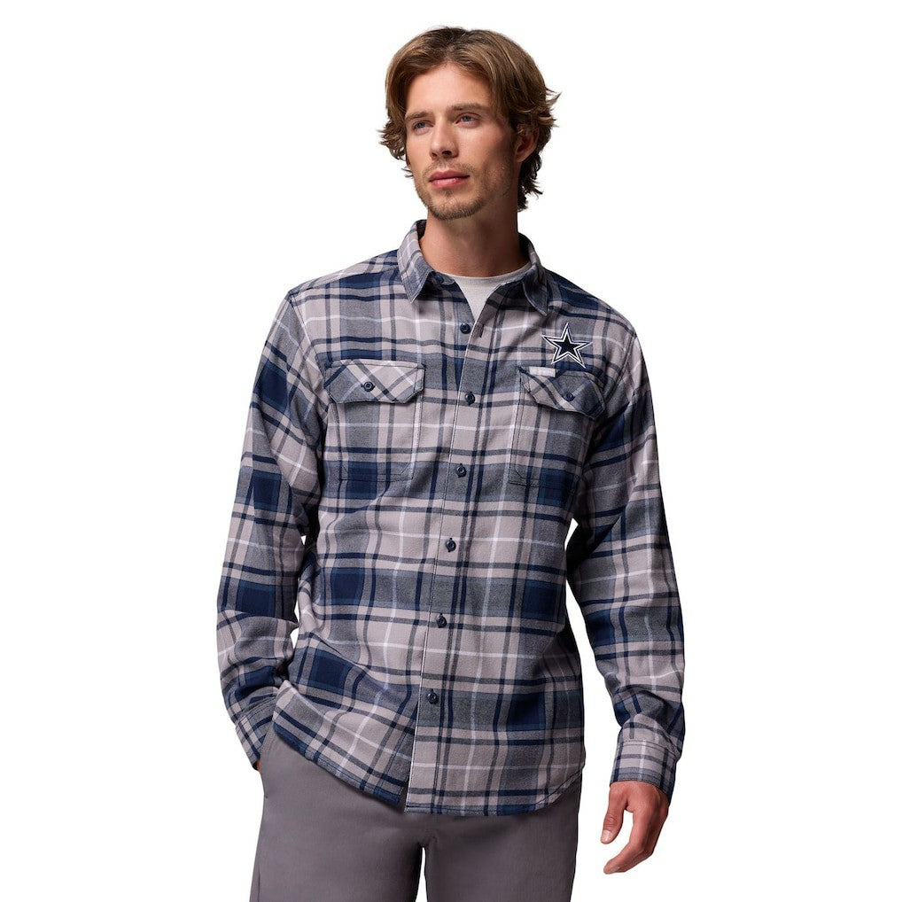 Dallas Cowboys Flare Gun Long-Sleeve Button-Up Flannel Shirt | NFL Online