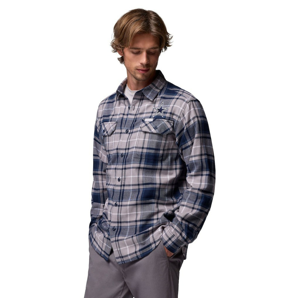 Dallas Cowboys Flare Gun Long-Sleeve Button-Up Flannel Shirt | NFL Online