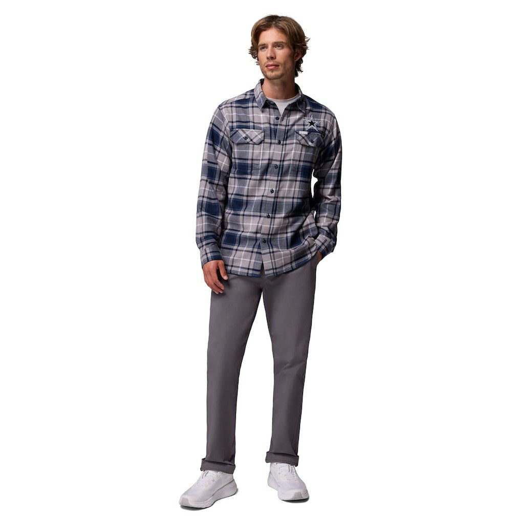 Dallas Cowboys Flare Gun Long-Sleeve Button-Up Flannel Shirt | NFL Online