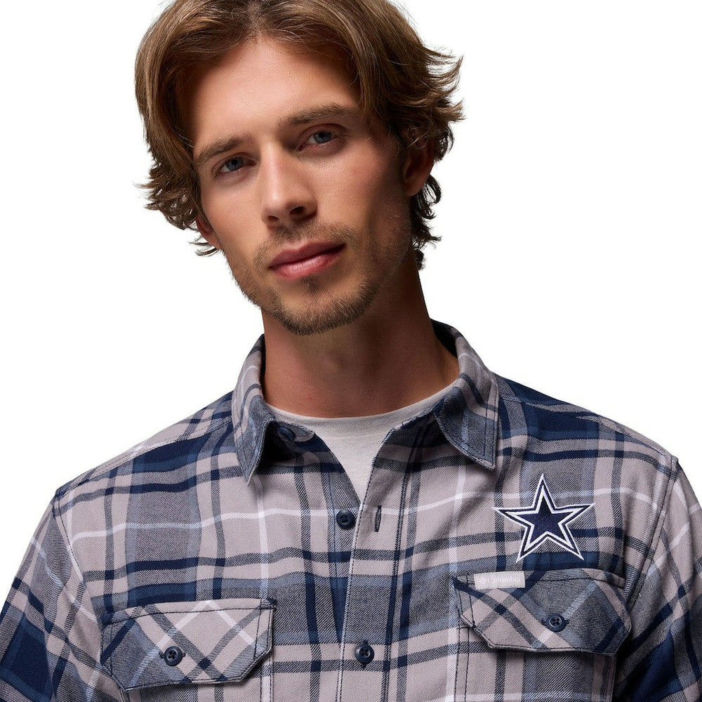 Dallas Cowboys Flare Gun Long-Sleeve Button-Up Flannel Shirt | NFL Online