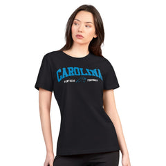 Carolina Panthers G-III 4Her by Carl Banks Women's Super-Slim Lightweight Winning Crew T-Shirt | NFL Outlet