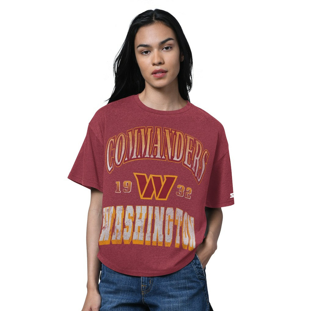 Washington Commanders Starter Women's Oversized Hall of Fame T-Shirt | NFL US