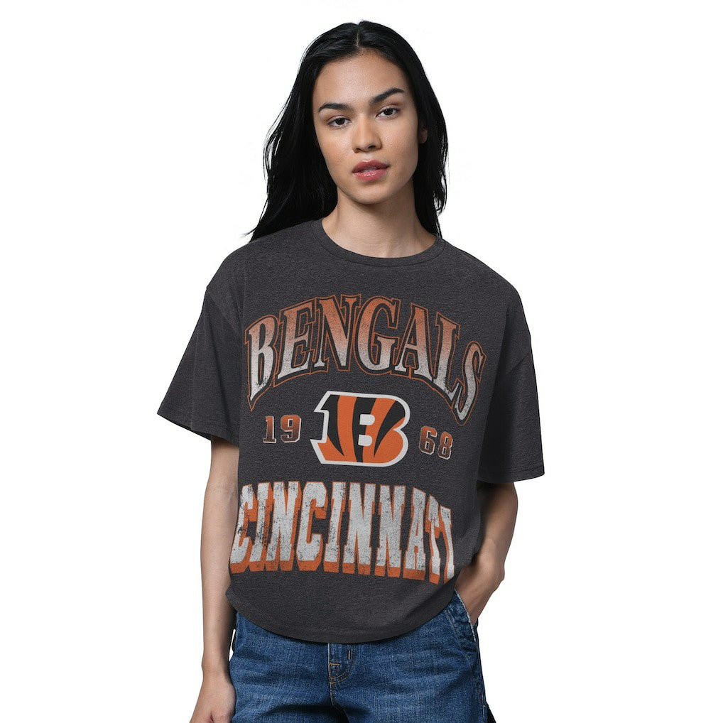 Cincinnati Bengals Starter Women's Oversized Hall of Fame T-Shirt | NFL Sale