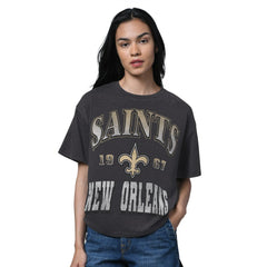 New Orleans Saints Starter Women's Oversized Hall of Fame T-Shirt | NFL Near me