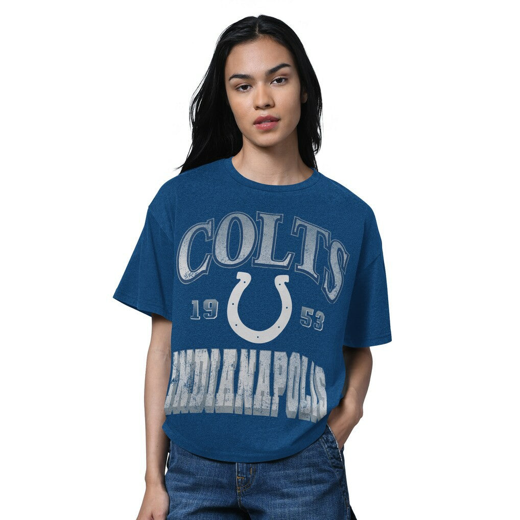 Indianapolis Colts Starter Women's Oversized Hall of Fame T-Shirt | NFL New