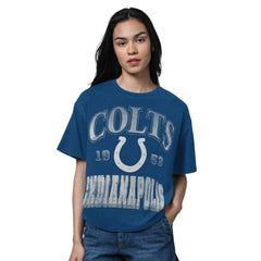 Indianapolis Colts Starter Women's Oversized Hall of Fame T-Shirt | NFL New