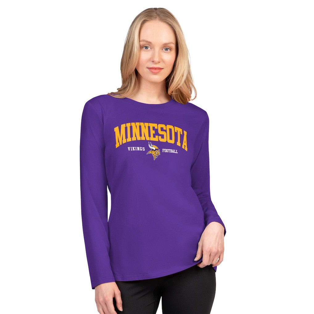 Minnesota Vikings G-III 4Her by Carl Banks Women's Best Play Long Sleeve T-Shirt | NFL On sale