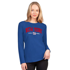New York Giants G-III 4Her by Carl Banks Women's Best Play Long Sleeve T-Shirt | NFL Discount