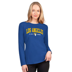 Los Angeles Rams G-III 4Her by Carl Banks Women's Best Play Long Sleeve T-Shirt | NFL Sale