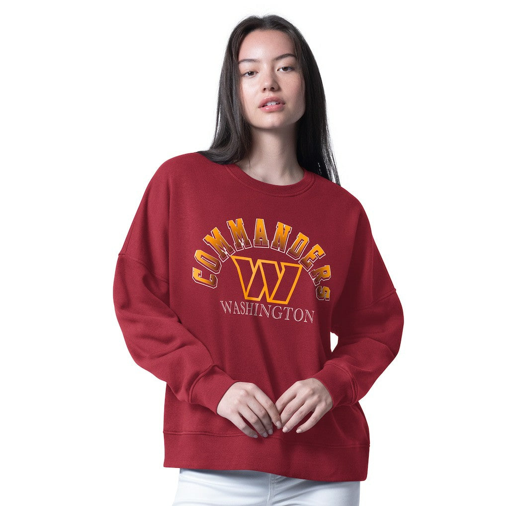 Washington Commanders G-III 4Her by Carl Banks Women's Oversized Feud Sweatshirt | NFL Hot