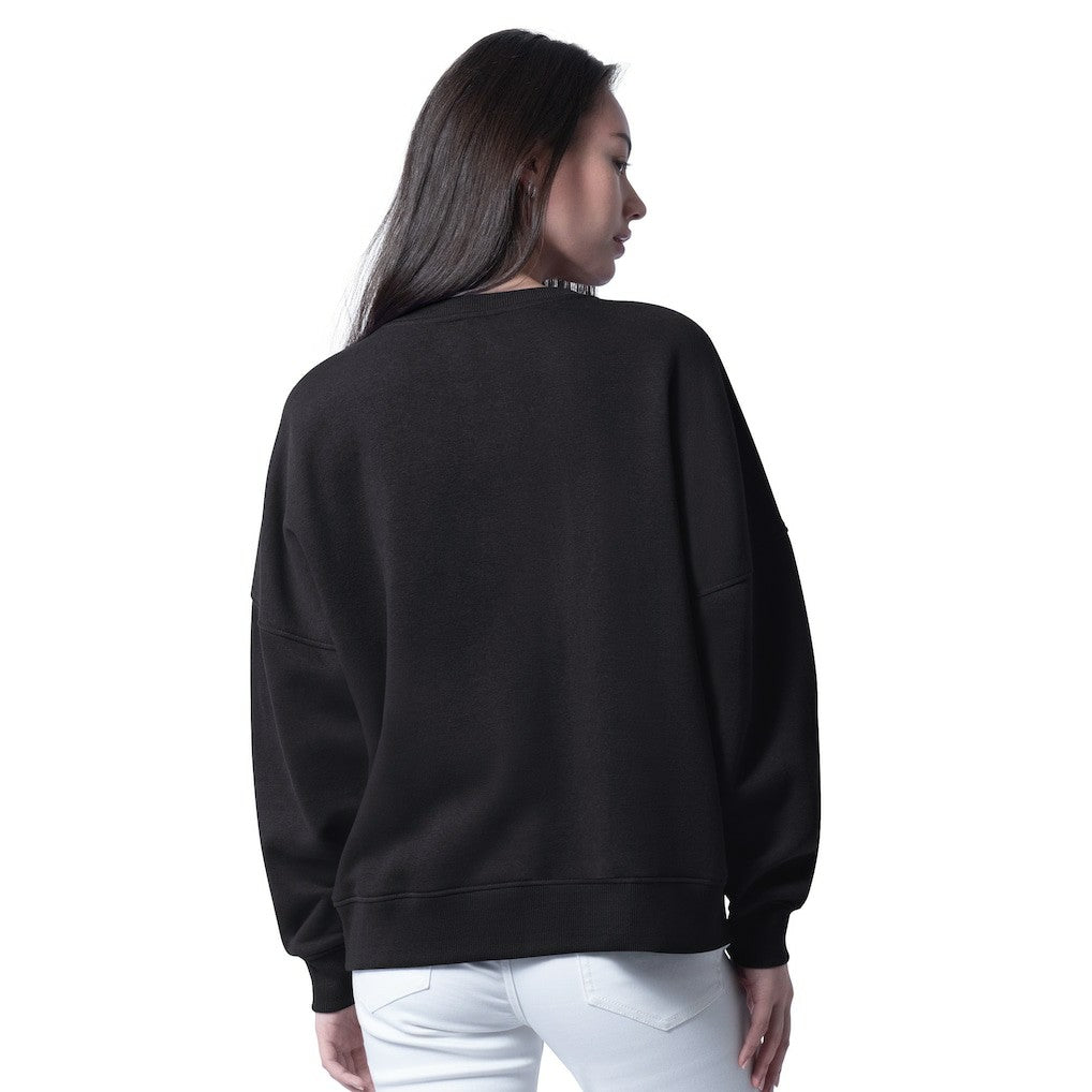 Carolina Panthers G-III 4Her by Carl Banks Women's Oversized Feud Sweatshirt | NFL Sale
