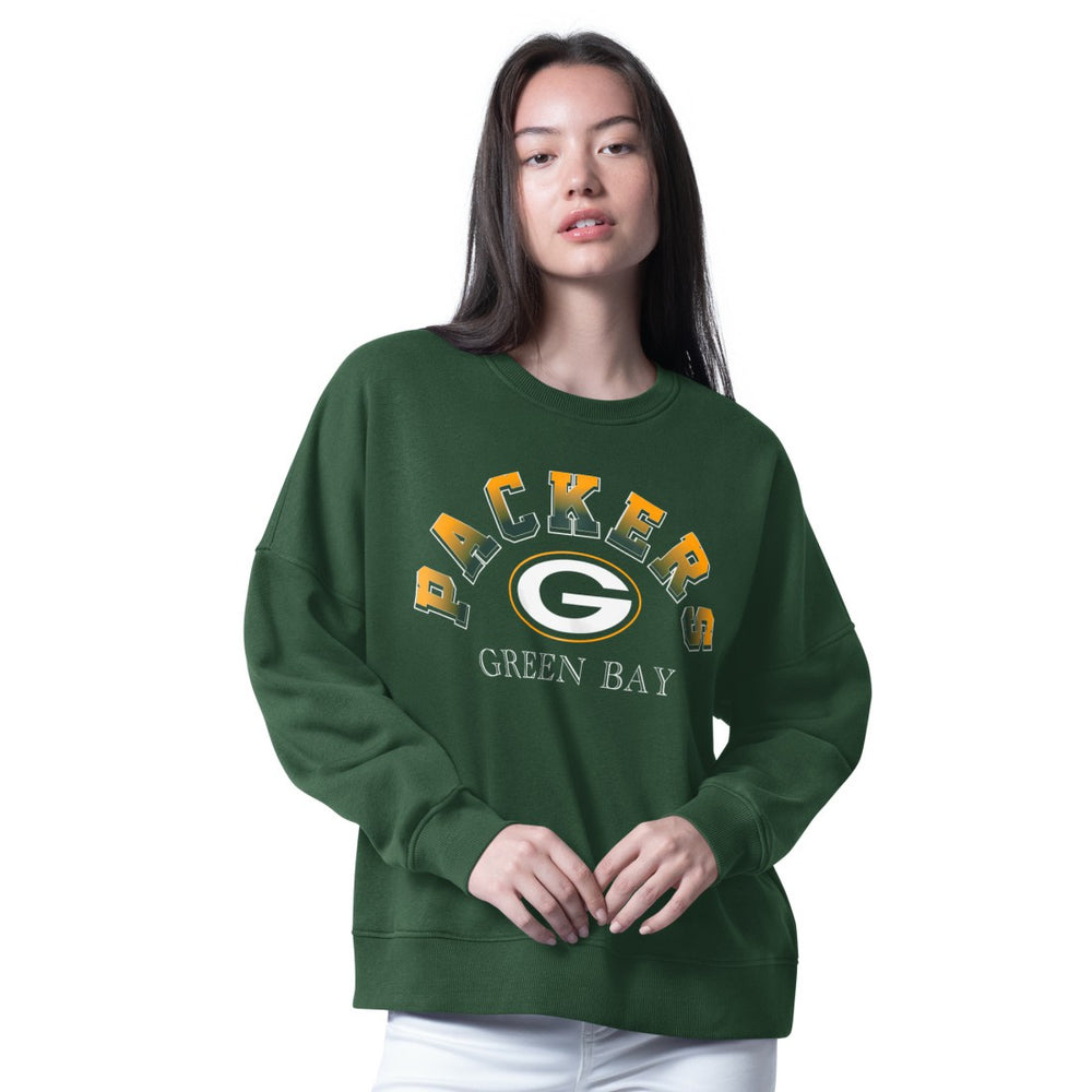 Green Bay Packers G-III 4Her by Carl Banks Women's Oversized Feud Sweatshirt | NFL Online