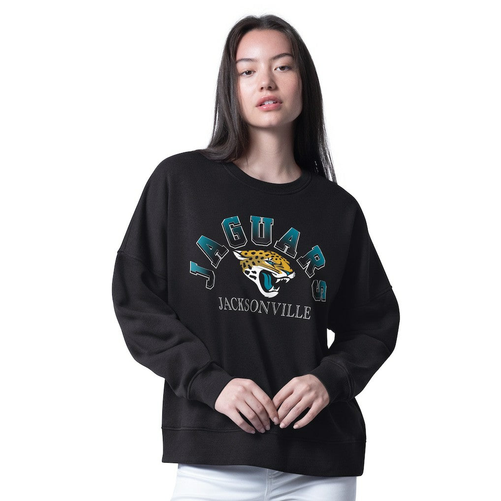 Jacksonville Jaguars G-III 4Her by Carl Banks Women's Oversized Feud Sweatshirt | NFL New