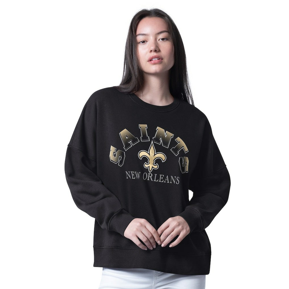 New Orleans Saints G-III 4Her by Carl Banks Women's Oversized Feud Sweatshirt | NFL Near me