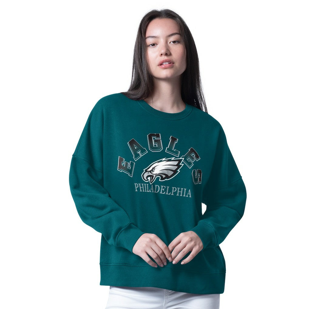 Philadelphia Eagles G-III 4Her by Carl Banks Women's Oversized Feud Sweatshirt | NFL Online
