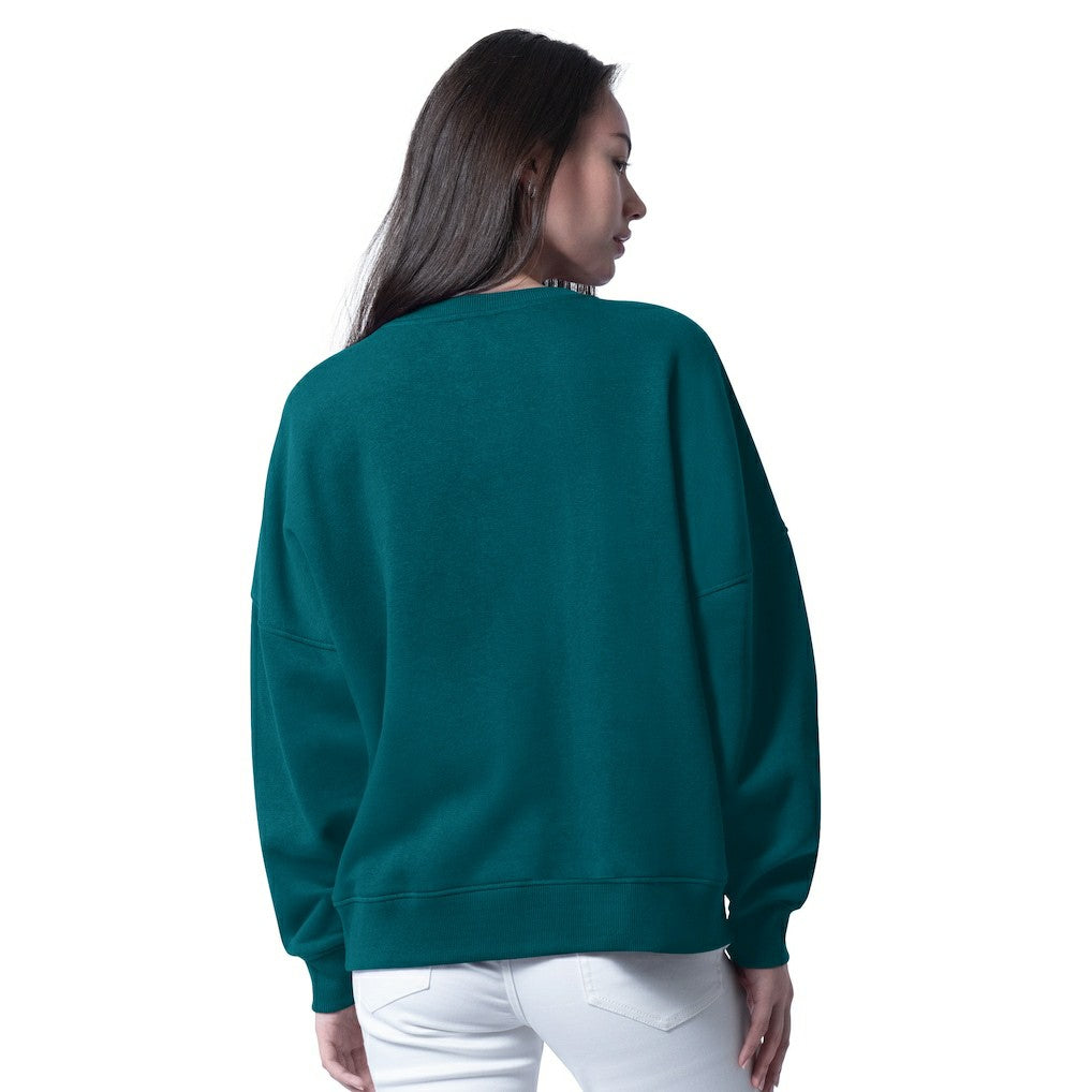 Philadelphia Eagles G-III 4Her by Carl Banks Women's Oversized Feud Sweatshirt | NFL Online