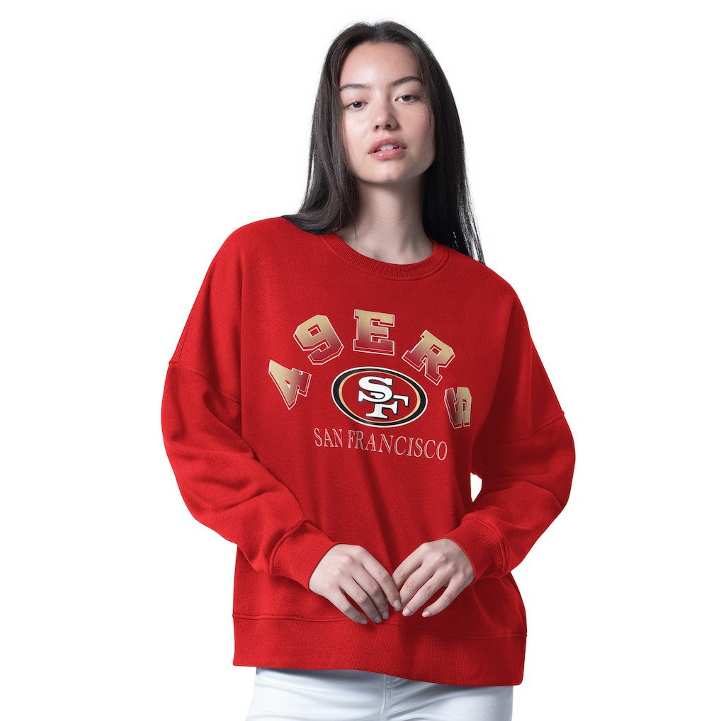 San Francisco 49ers G-III 4Her by Carl Banks Women's Oversized Feud Sweatshirt | NFL Hot