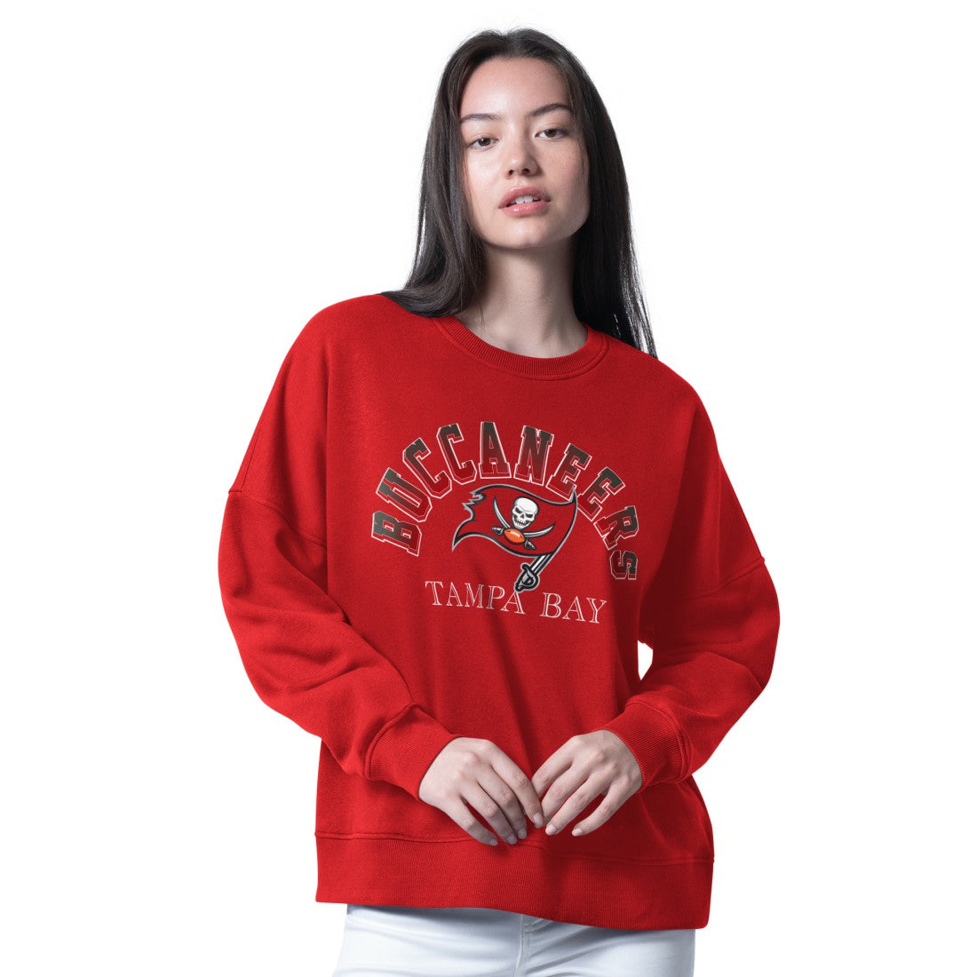 Tampa Bay Buccaneers G-III 4Her by Carl Banks Women's Oversized Feud Sweatshirt | NFL Hot